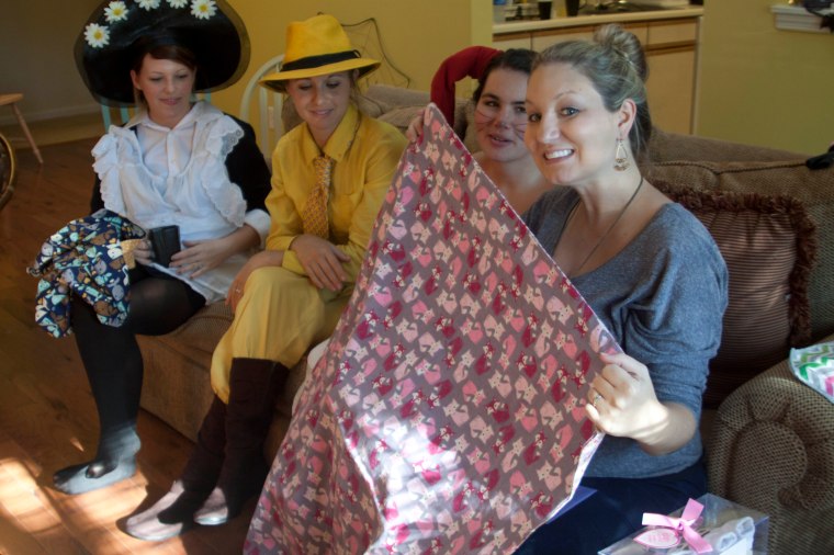 This is Aunt KT's first foray into sewing...she did a great job!